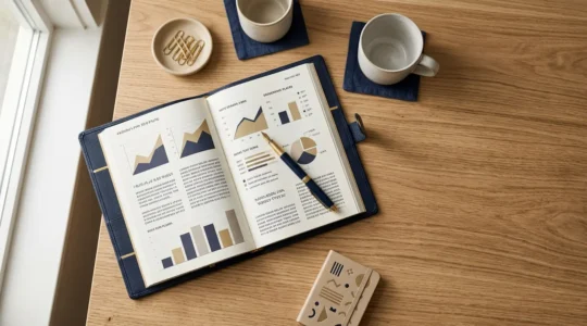 Scène d'optimisation patrimoniale avec assurance vie et documents financiers