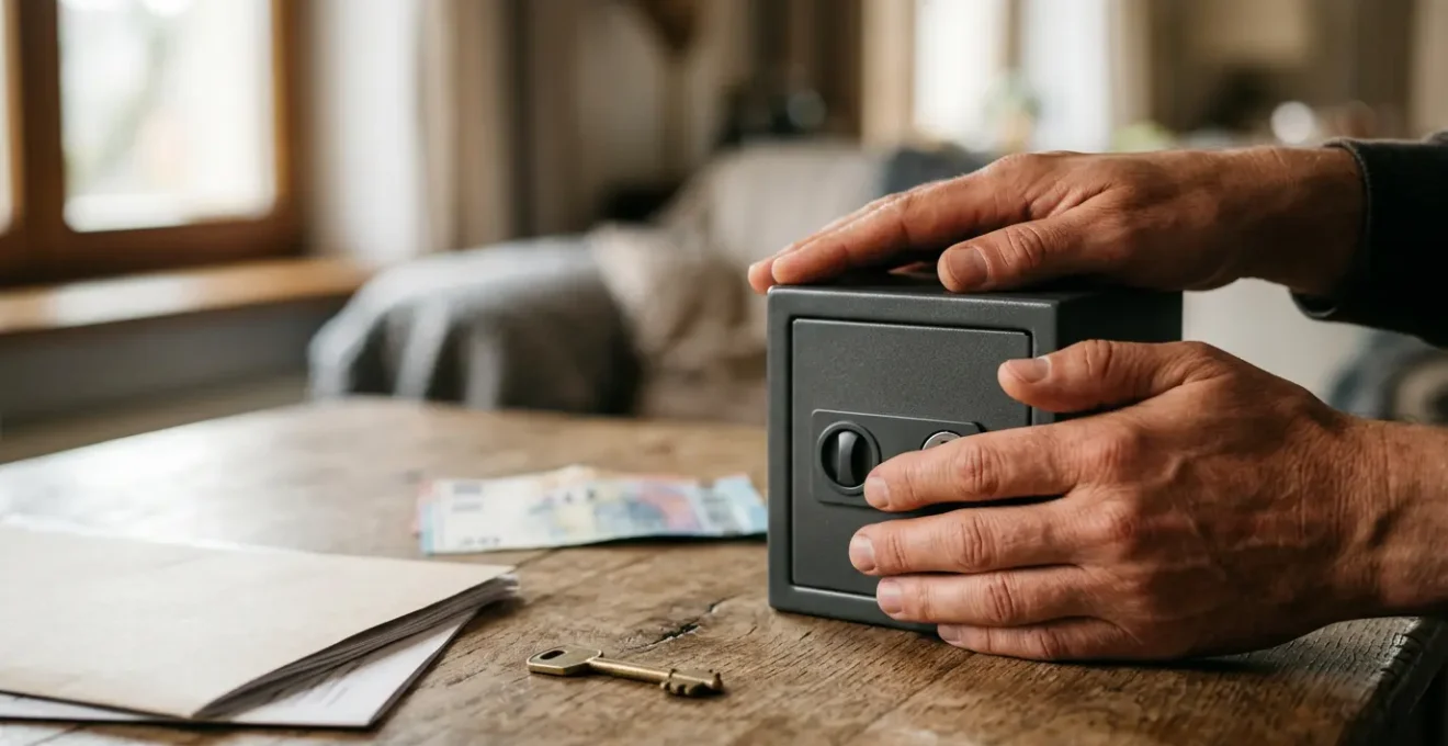 Illustration représentant la protection financière face aux saisies bancaires et aux dettes
