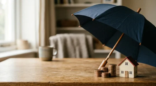 Représentation visuelle de la protection financière en cas d'incapacité de travail pour une famille