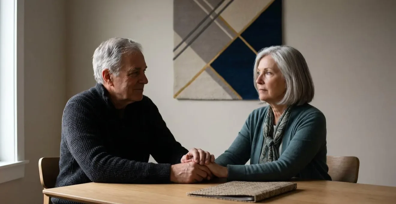 Couple senior discutant de leur planification patrimoniale et financière